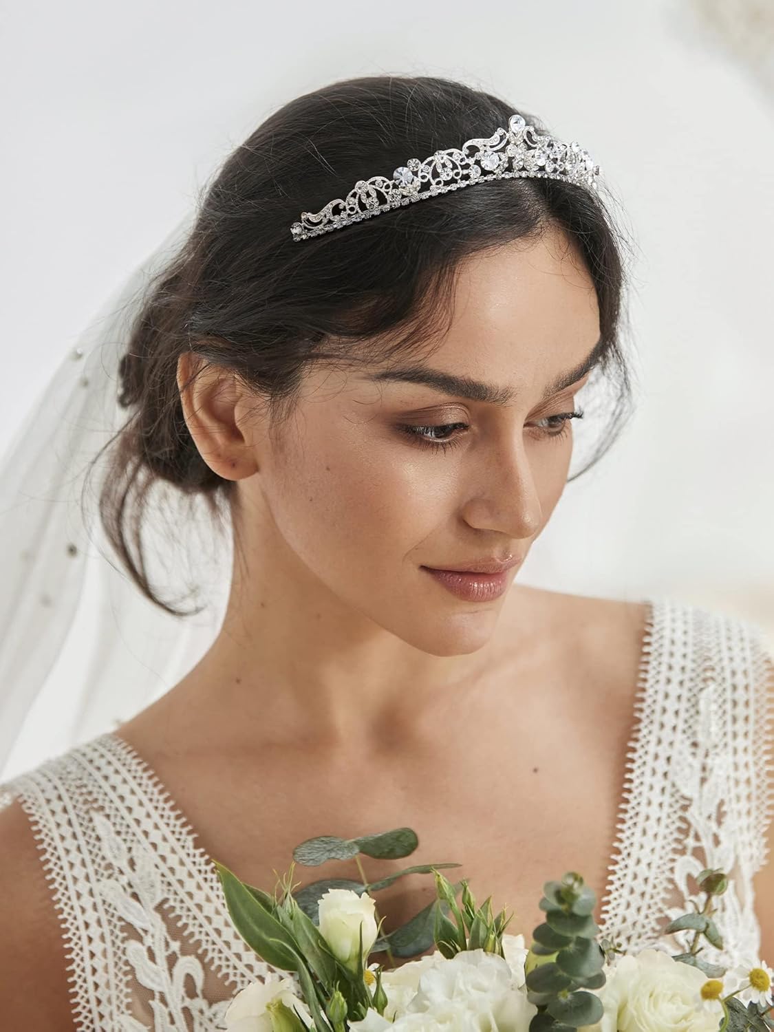 Radiant Austrian Crystal Princess Crown