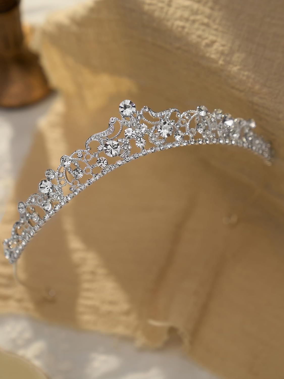 Radiant Austrian Crystal Princess Crown