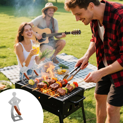 Funny Hot Dog Sausage Stand Holder Stainless Steel
