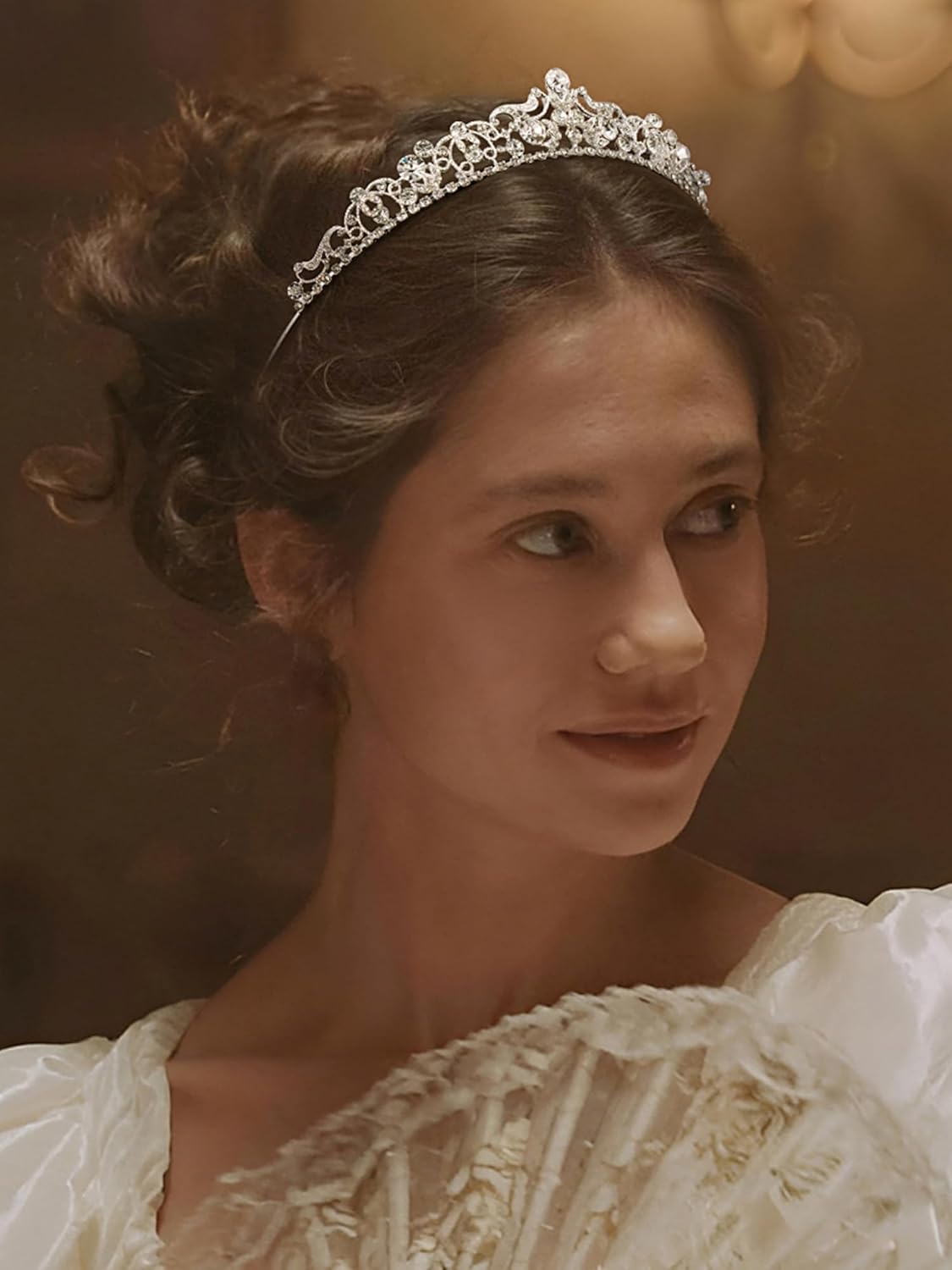 Radiant Austrian Crystal Princess Crown