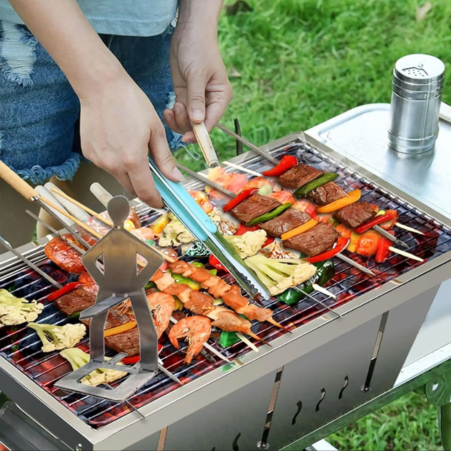 Funny Hot Dog Sausage Stand Holder Stainless Steel