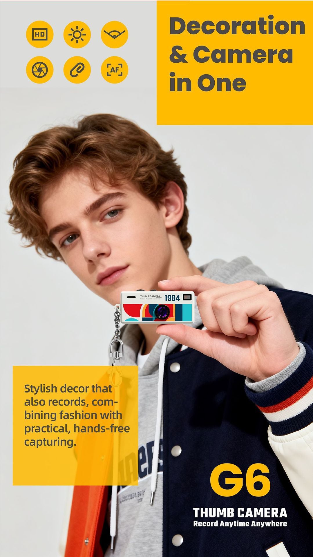 Mini Keychain Camera