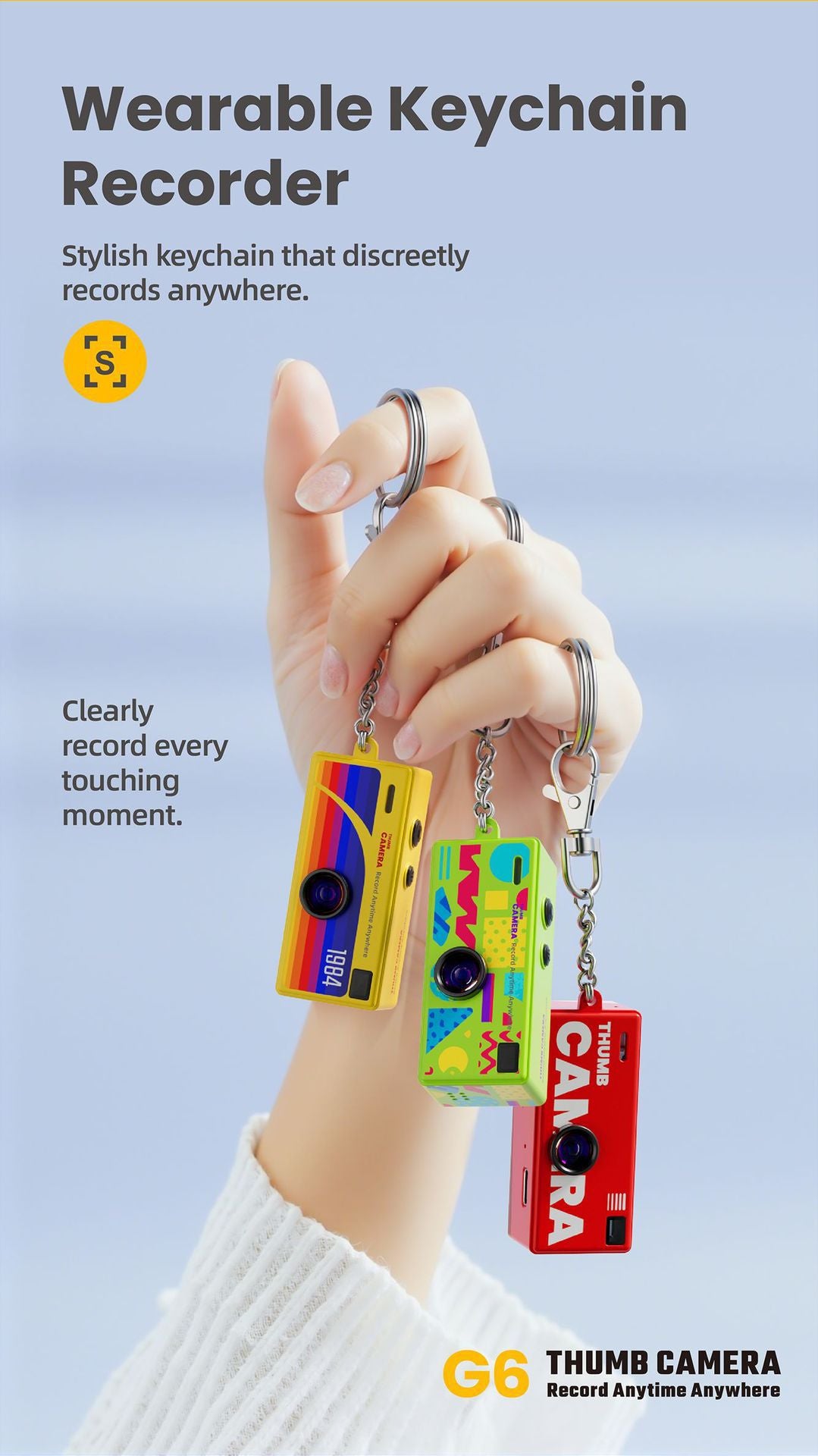 Mini Keychain Camera