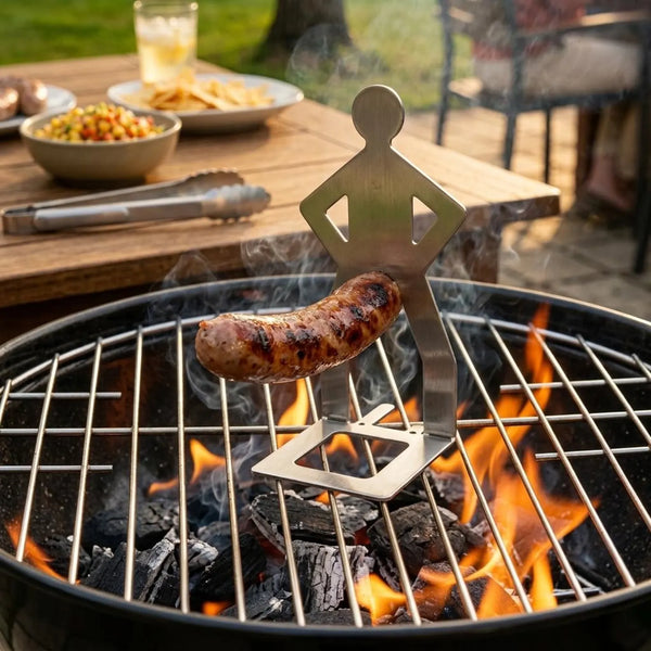 Funny Hot Dog Sausage Stand Holder Stainless Steel